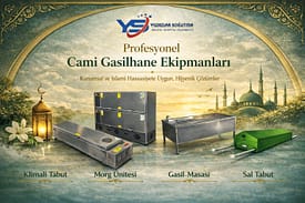 Cenaze hizmetlerine özel soğutmalı tabut sistemleri. Klimalı tabut ve donduruculu tabut modelleri yüksek performanslı ve uzun ömürlü.