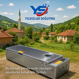 Klimalı tabut sistemlerimiz, sevdiklerinizin bedenini son yolculuğa kadar hijyenik, güvenli ve kontrollü şartlarda muhafaza etmek için tasarlandı. Dini hassasiyetlere saygılı, duygusal olarak yıpratıcı bu süreçte; emanete hürmet etmeyi ve geride kalanlara biraz olsun huzur vermeyi amaçlıyoruz.