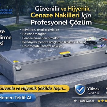 klimalı / soğutmalı / seyyar / taşınabilir tabut–morg sistemleri